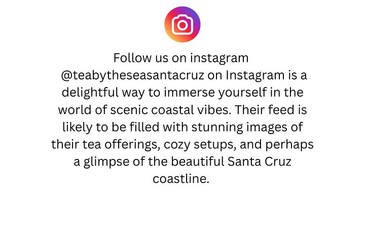 Tea By The Sea