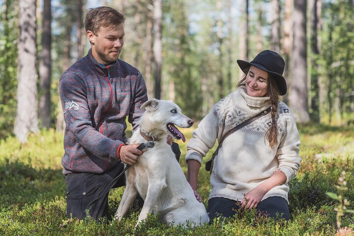 Hiking with a Husky