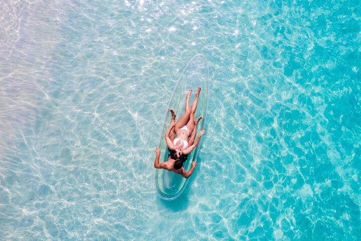 Clear Kayak Drone Photoshoot in Grenada
