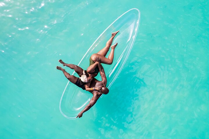 Clear Kayak Drone Photoshoot in Grenada