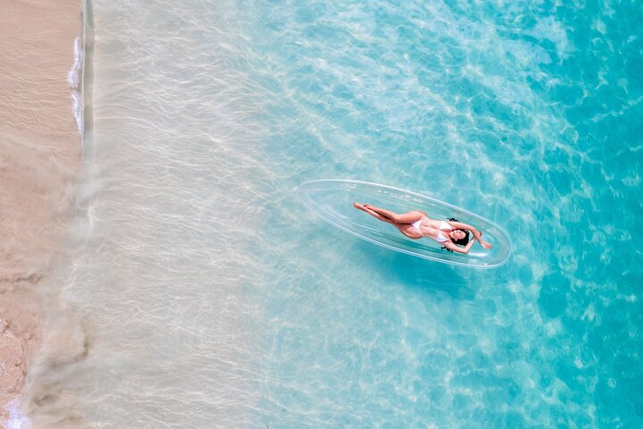 Clear Kayak Drone Photoshoot in Grenada