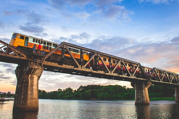 Kanchanaburi Tour: Erawan Waterfall and Death Railway