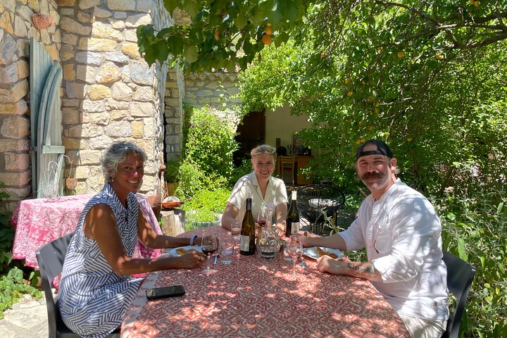 Bertrand Bosc wine and food tour in Pic St Loup