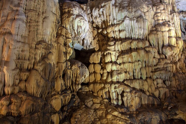 From Hue: Paradise Cave and Dark Cave Day Tour