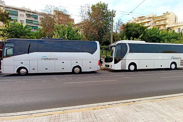 Athens: Meteora Monasteries Tour, Caves, Beachfront Stops & Lunch
