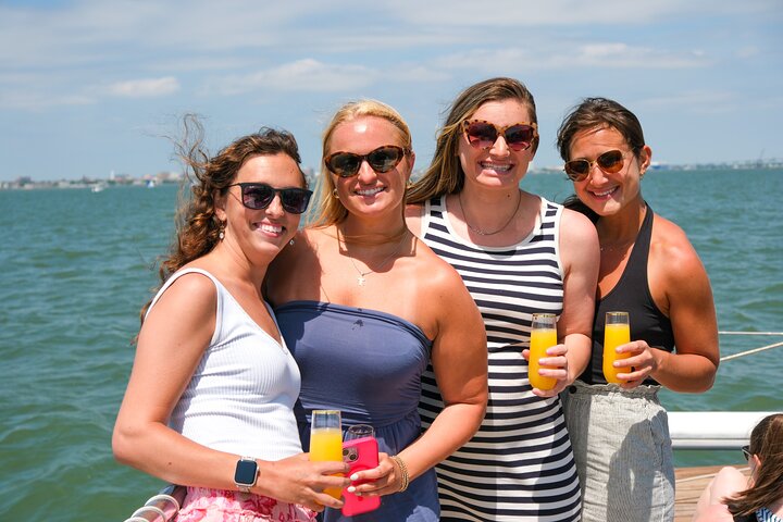 Sunday Mimosa Brunch Charleston Harbor Sail - Food Included