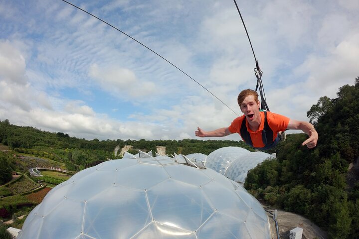 England’s Fastest Zipline at the Eden Project