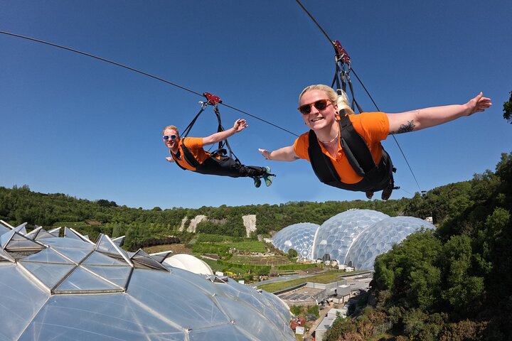 England’s Fastest Zipline at the Eden Project