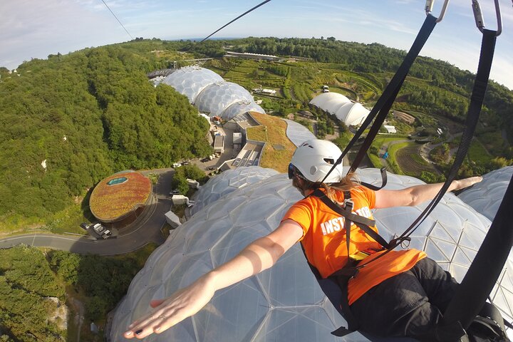 England’s Fastest Zipline at the Eden Project