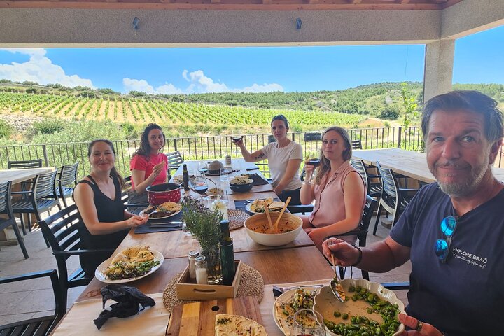 From farm to table : Cooking class on island Brac