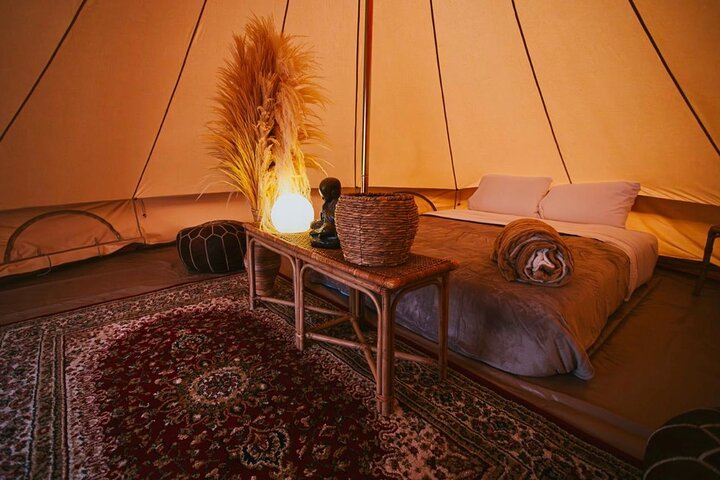 Luxury Desert Glamping in Huacachina with Buggy & Sandboarding