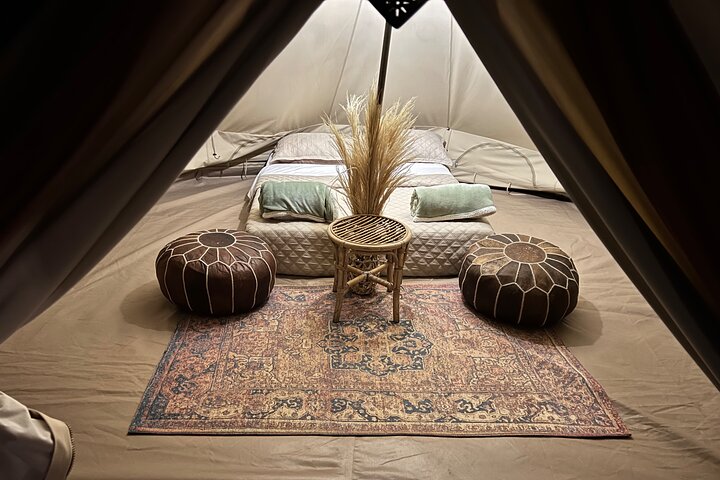 Luxury Desert Glamping in Huacachina with Buggy & Sandboarding