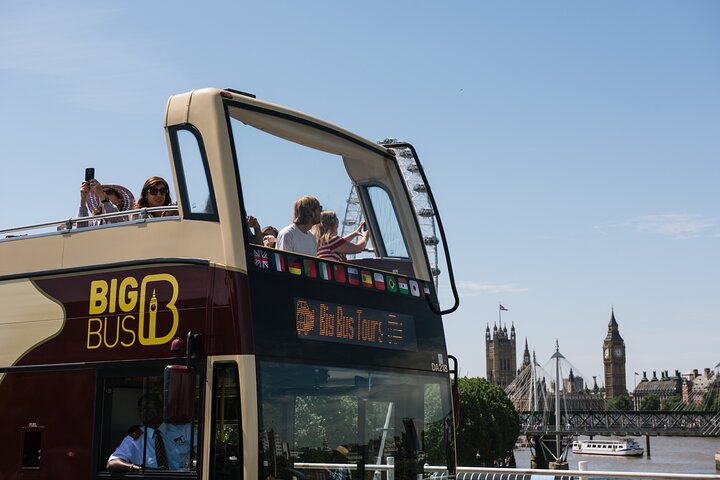 London Big Bus Hop-On Hop-Off Tour with Optional River Cruise