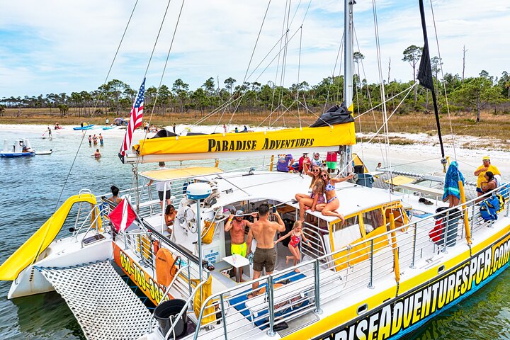 Shell Island Inflatable Adventure Park & Dolphin Sightseeing Tour