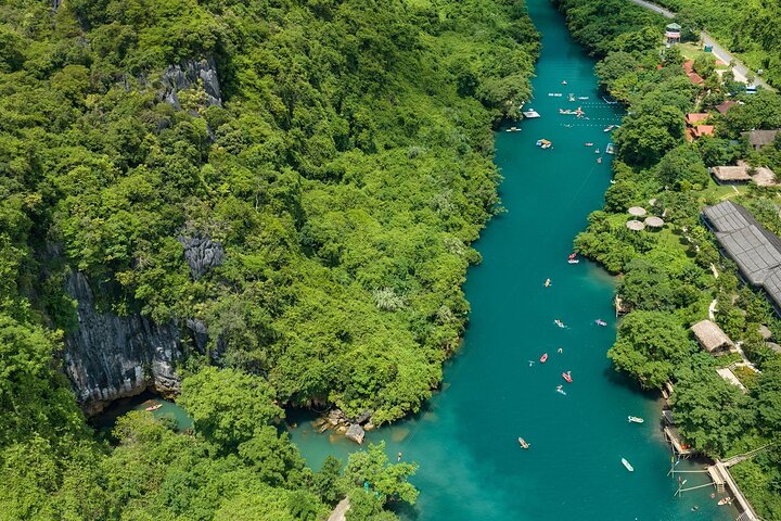 Zipline Dark cave & Paradise cave: Full-day Exploration