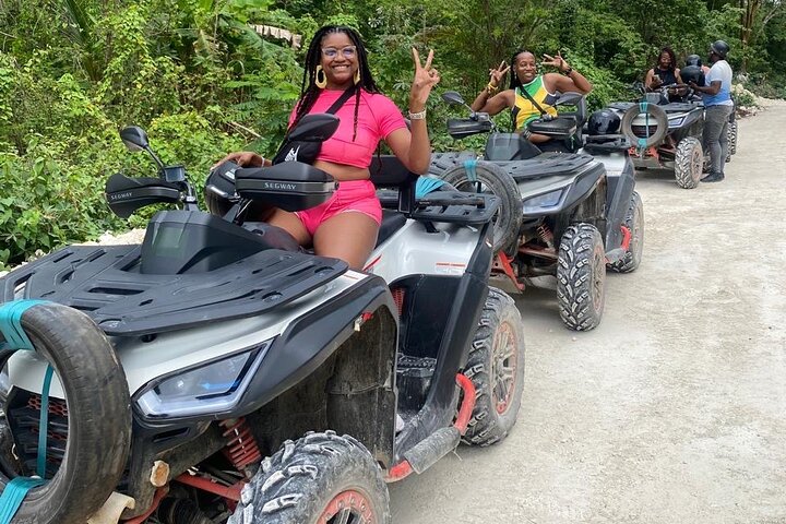 ATV & Bamboo Rafting With Limestone Foot Massage.