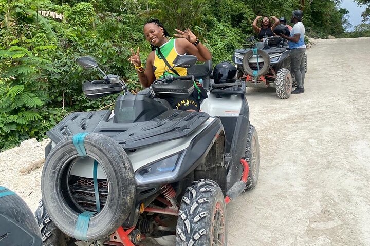 ATV & Bamboo Rafting With Limestone Foot Massage.