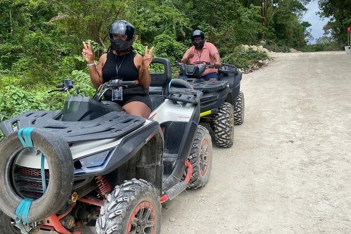 ATV & Bamboo Rafting With Limestone Foot Massage.