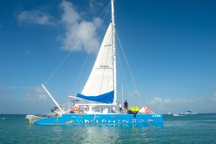 Dolphin Catamaran Snorkel and Sail with Open Bar