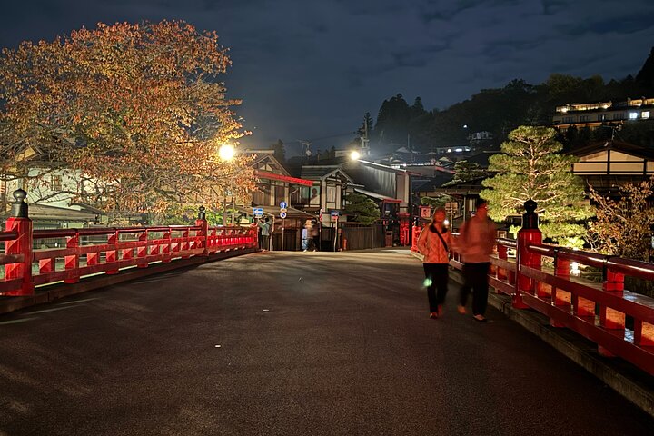 Takayama: Private Night Walking Tour with Dinner