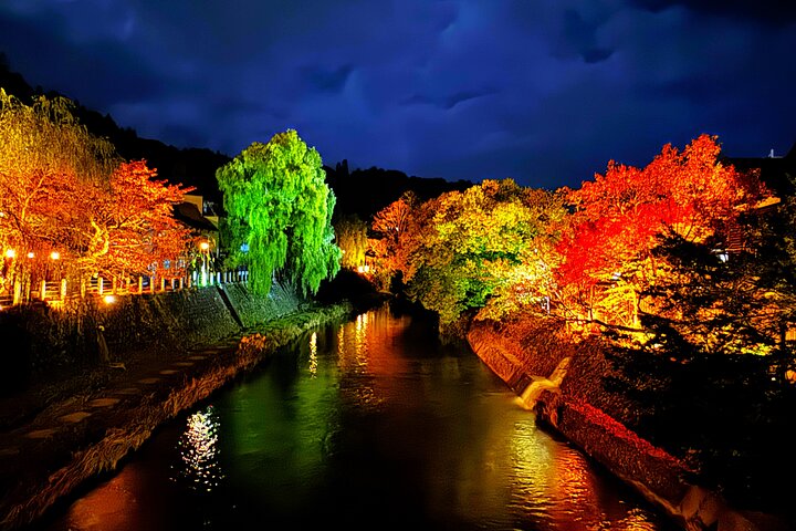 Takayama: Private Night Walking Tour with Dinner