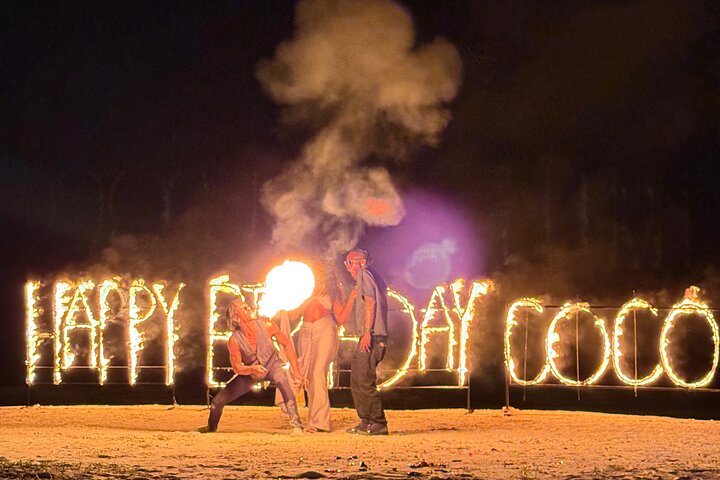 Birthday Fire Show experience in Montego Bay