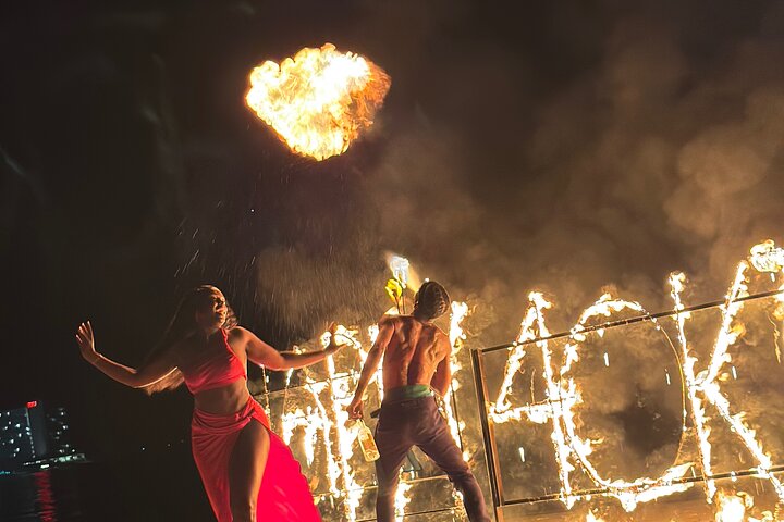 Birthday Fire Show experience in Montego Bay