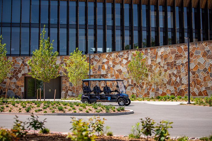 Shared Golf Cart Tour of Bentonville, Arkansas