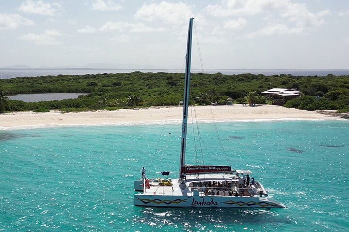 Prickly Pear Catamaran Trip from St Maarten Including Lunch