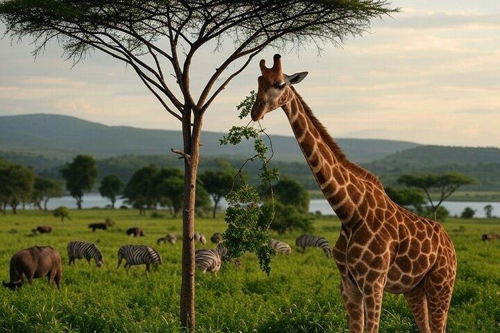 Day Trip Safari in Akagera Park with hotel pickup and lunch