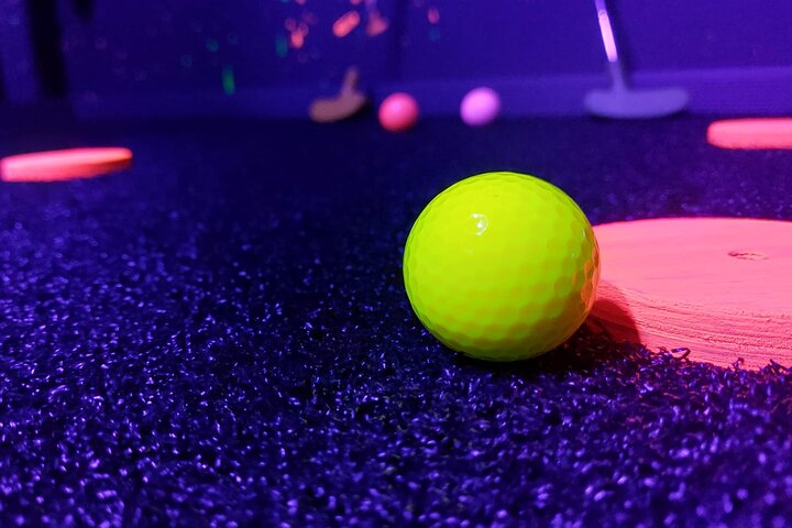 Indoor Illuminated 9 Hole Golf in Matlock Bath Peak District