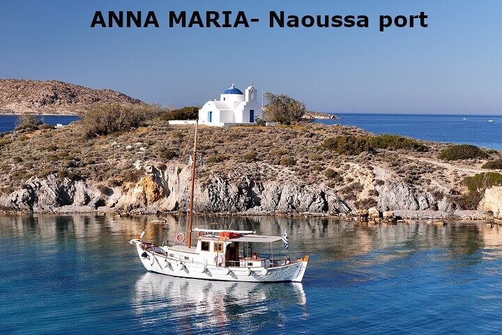 Paros Half Day Boat Tour from Naoussa port and Bay .