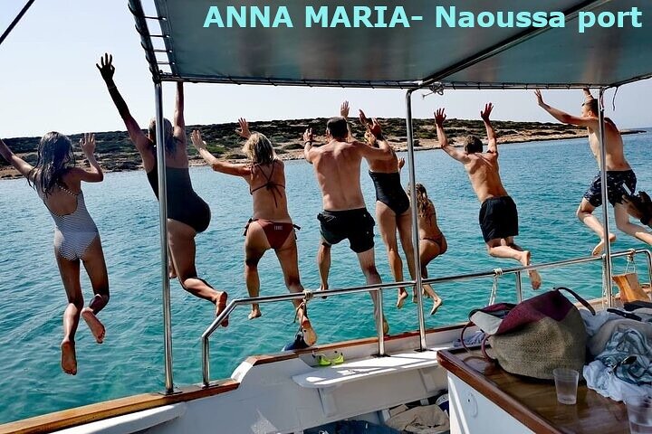 Paros Half Day Boat Tour from Naoussa port and Bay .