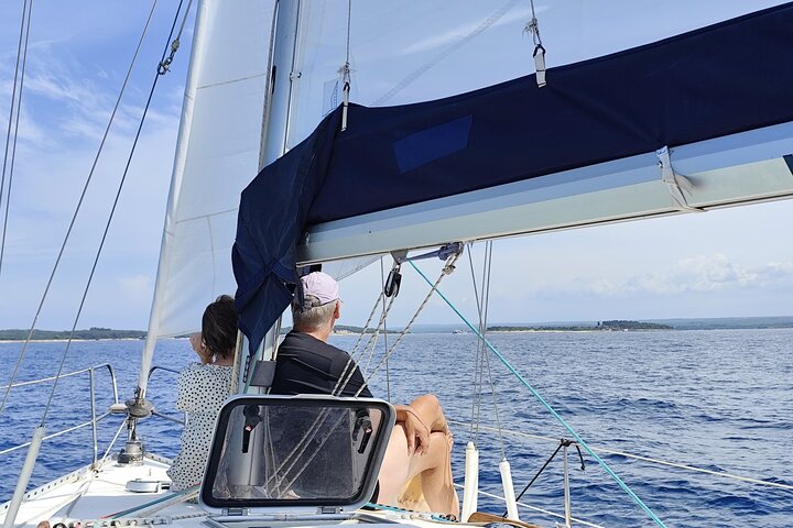 Pula: Half-Day Sailing with Drinks, SUP & GoPro (Max 7 Guests)