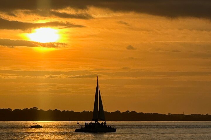 Charleston Iconic Sunset Sail - Lux Catamaran w/Bar & Bathrooms