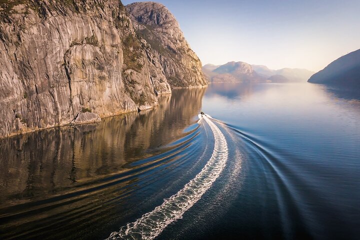 RIB adventure in the Lysefjord with fjord sightseeing