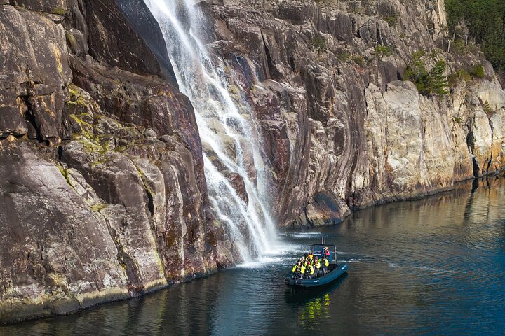 RIB adventure in the Lysefjord with fjord sightseeing