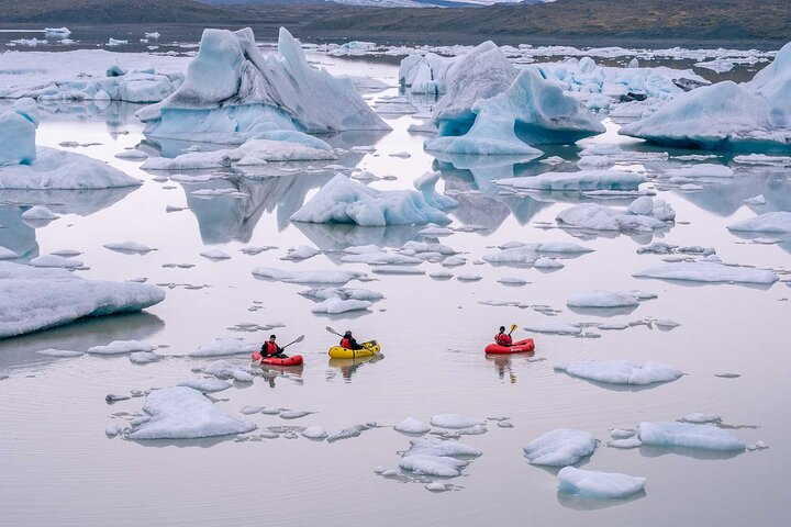 Glacier Lagoon Kayaking Adventure in Skaftafell Iceland