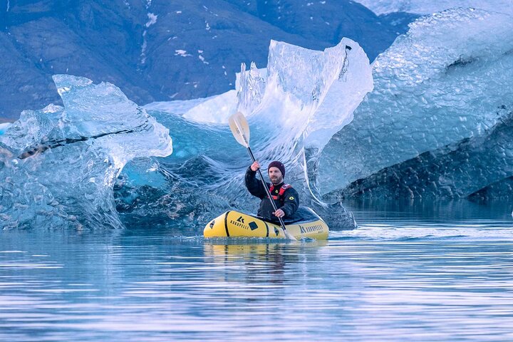 Glacier Lagoon Kayaking Adventure in Skaftafell Iceland