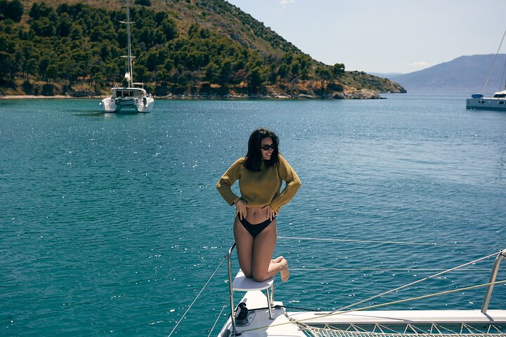 Catamaran Cruise in Nafplio | Greek Buffet & Open Bar