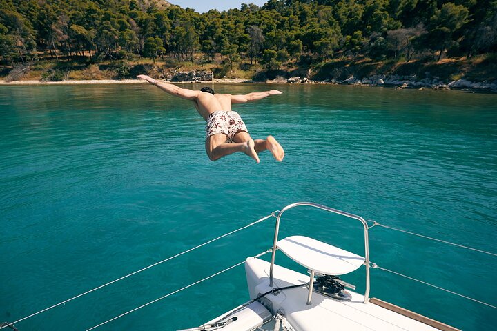 Catamaran Cruise in Nafplio | Greek Buffet & Open Bar