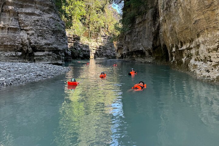 Osumi Canyon Swim, Float, Explore & Bogove Waterfall