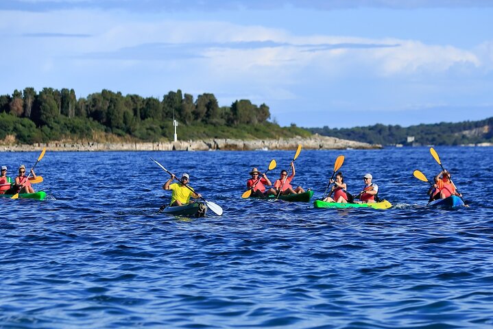 Brijuni Kayak tour with Full-Day Brijuni ticket included