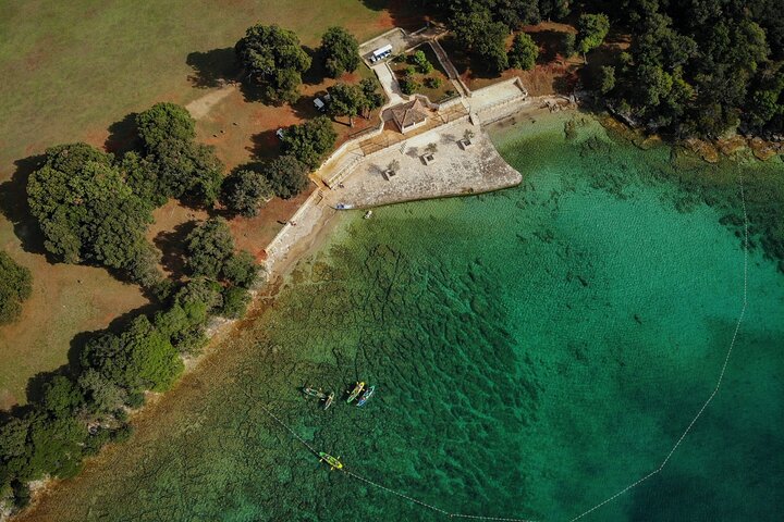 Brijuni Kayak tour with Full-Day Brijuni ticket included