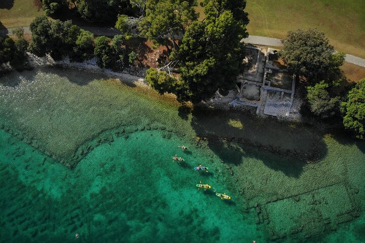 Brijuni Kayak tour with Full-Day Brijuni ticket included