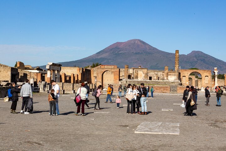 Pompeii & Mt. Vesuvius Elite Tour & Lunch From Naples