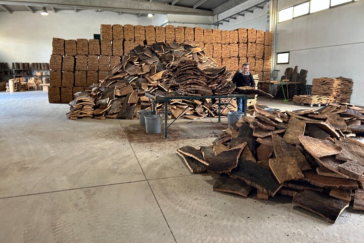 Visit to the Cortiza and Herdade Alentejo Factory with lunch
