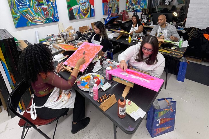 NYC: Abstract Painting with Palette Knives – Small Group