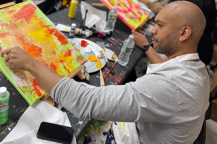 NYC: Abstract Painting with Palette Knives – Small Group