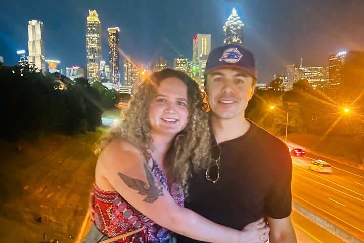 City Lights Atlanta Night-Time Bus Tour with Photos & Dinner Stop